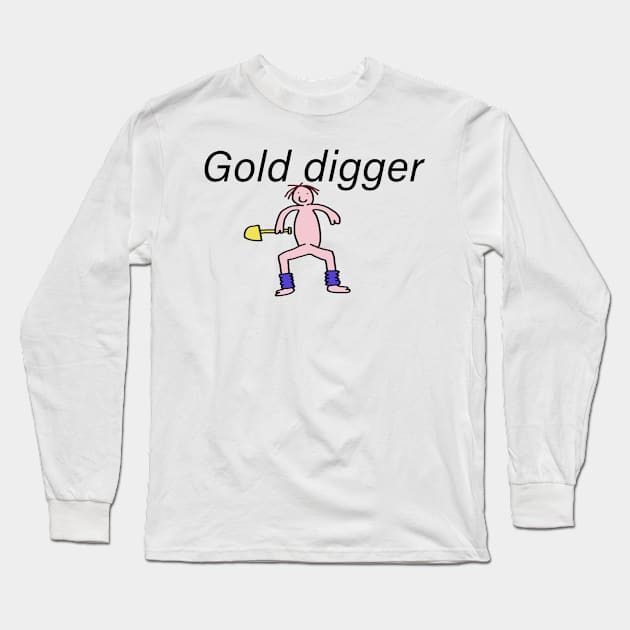 Gold Digger Long Sleeve T-Shirt by Aaltje